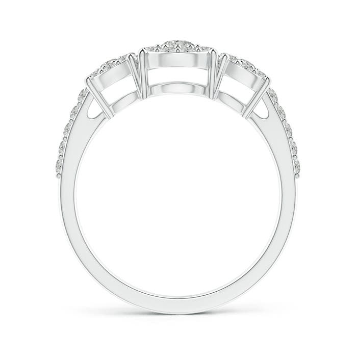 K, I3 / 0.61 CT / 14 KT White Gold