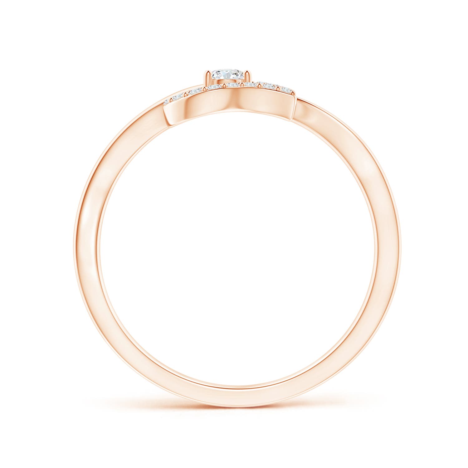 G, VS2 / 0.15 CT / 14 KT Rose Gold