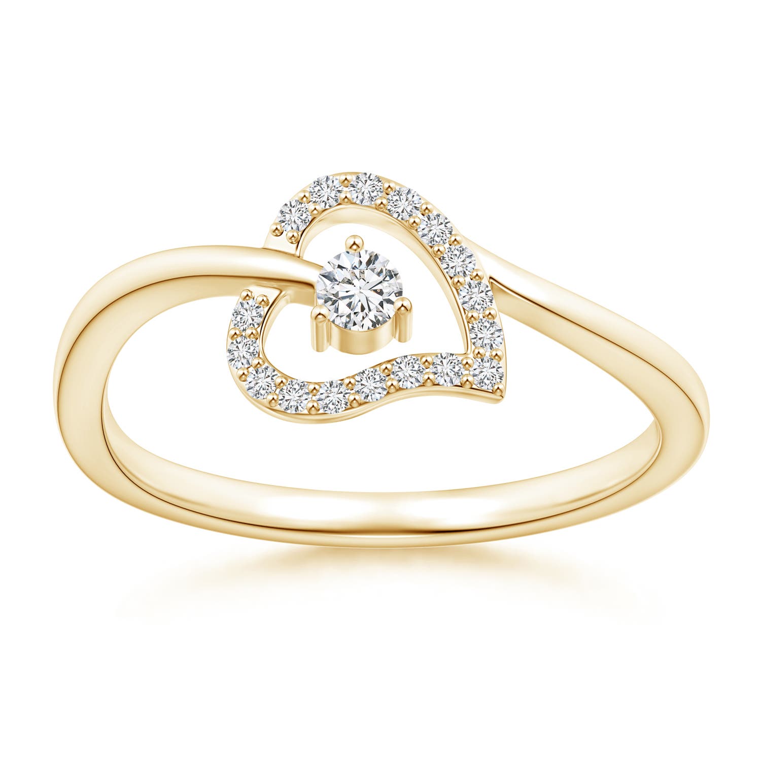 H, SI2 / 0.15 CT / 14 KT Yellow Gold