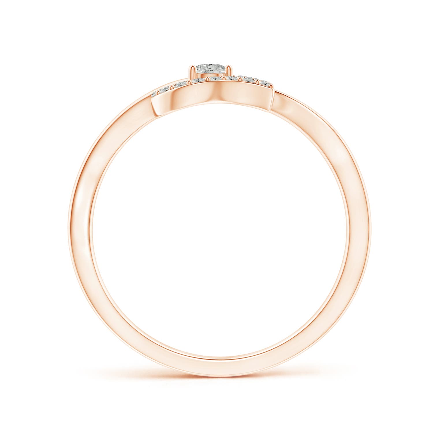 K, I3 / 0.15 CT / 14 KT Rose Gold