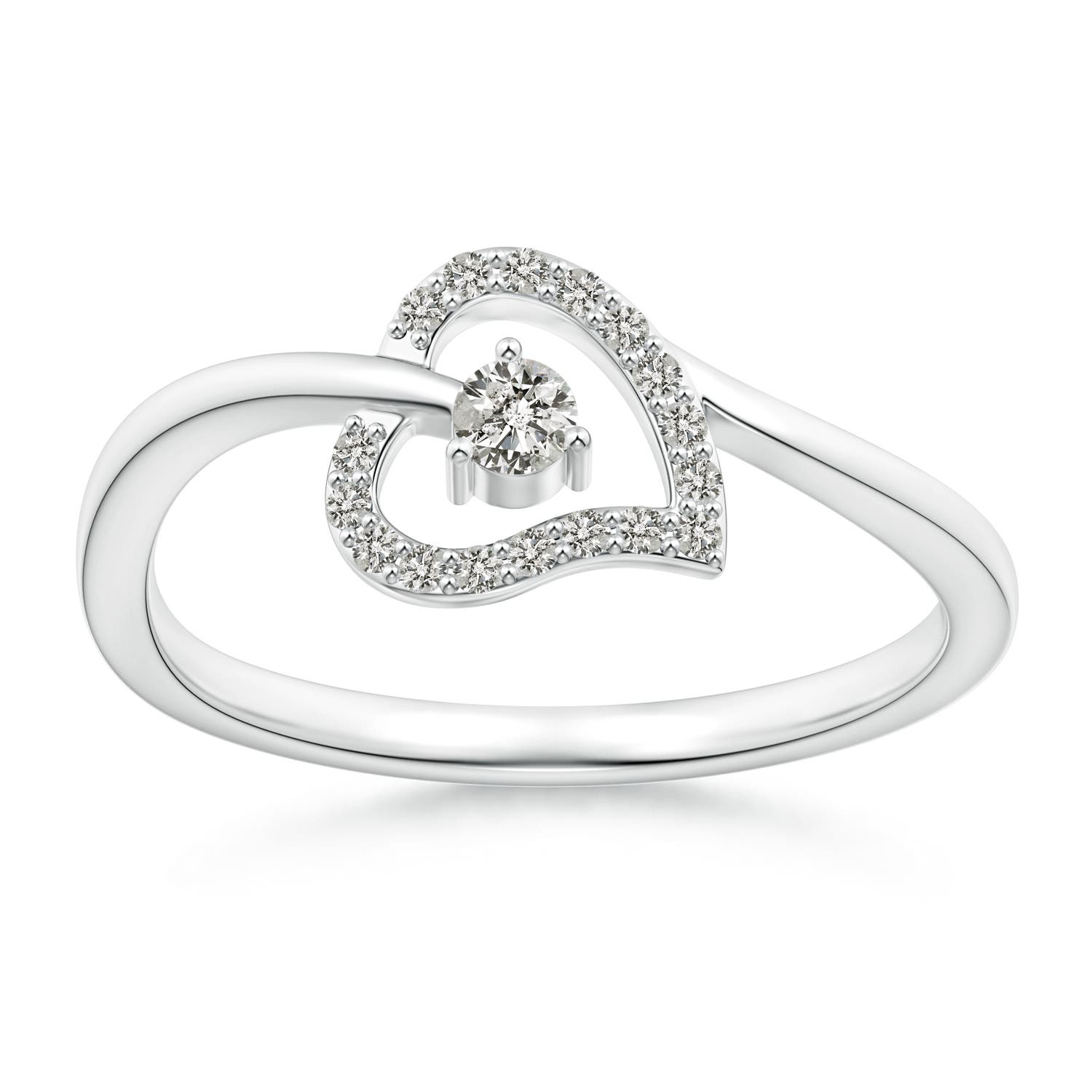 K, I3 / 0.15 CT / 14 KT White Gold