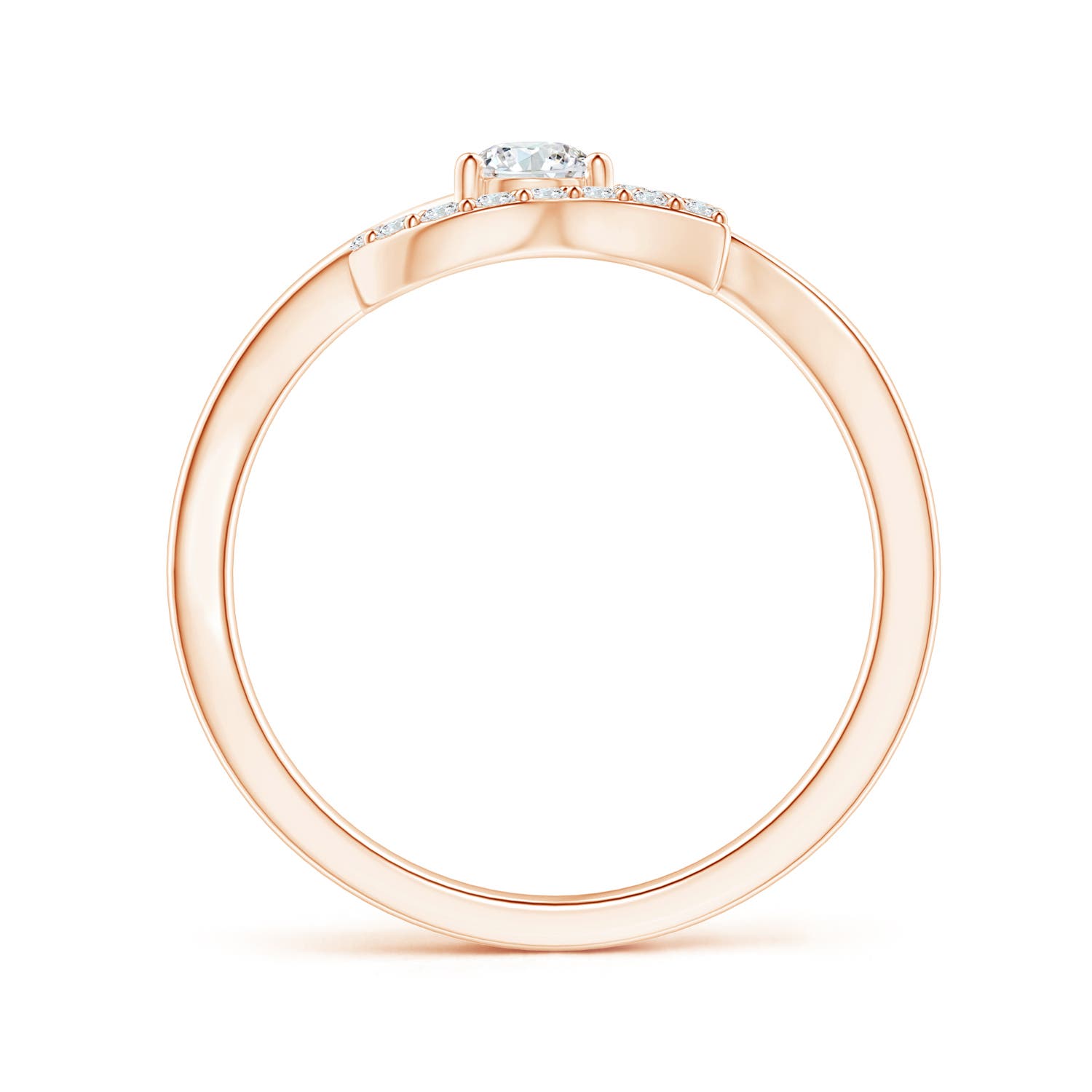 G, VS2 / 0.31 CT / 14 KT Rose Gold