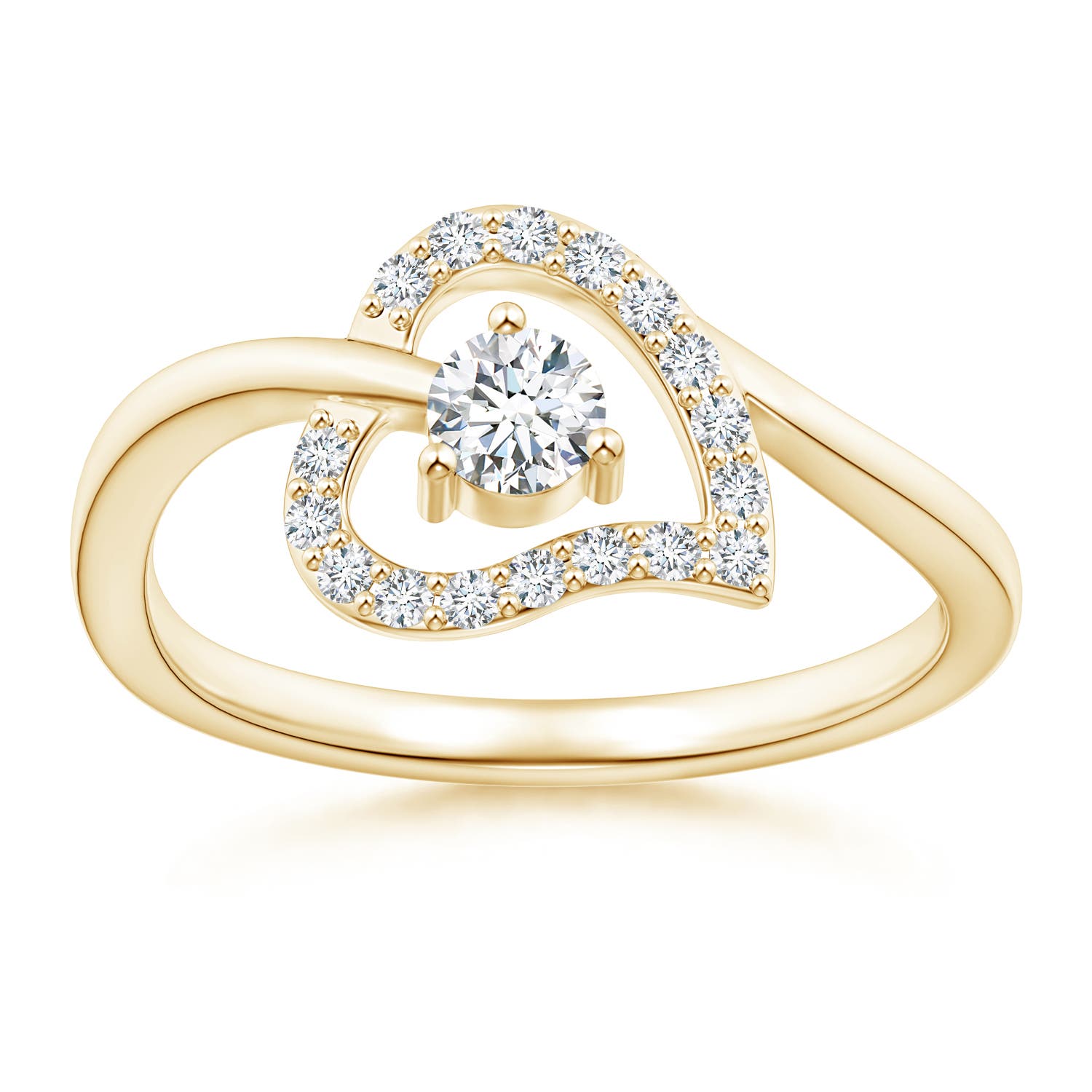 G, VS2 / 0.31 CT / 14 KT Yellow Gold