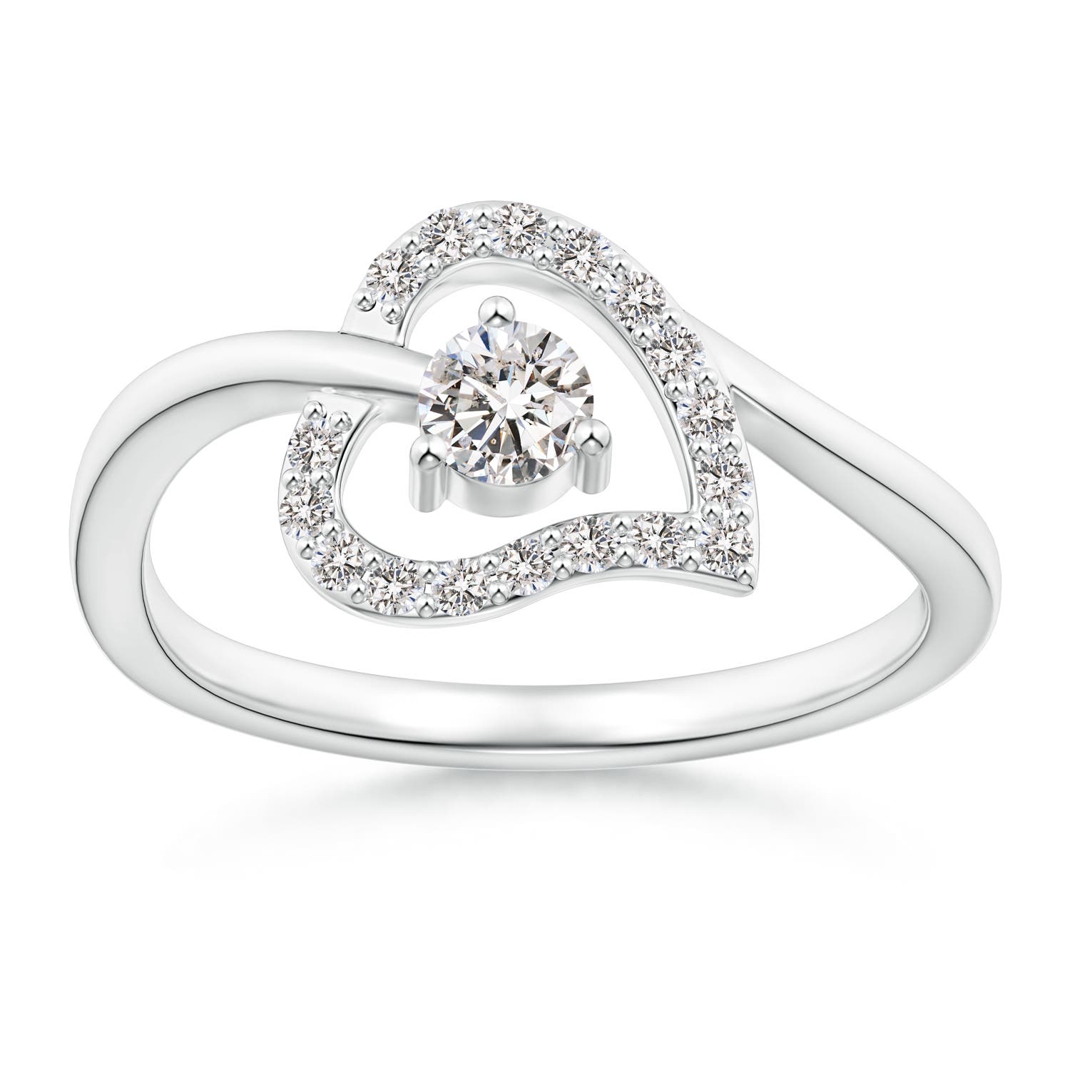 I-J, I1-I2 / 0.31 CT / 14 KT White Gold