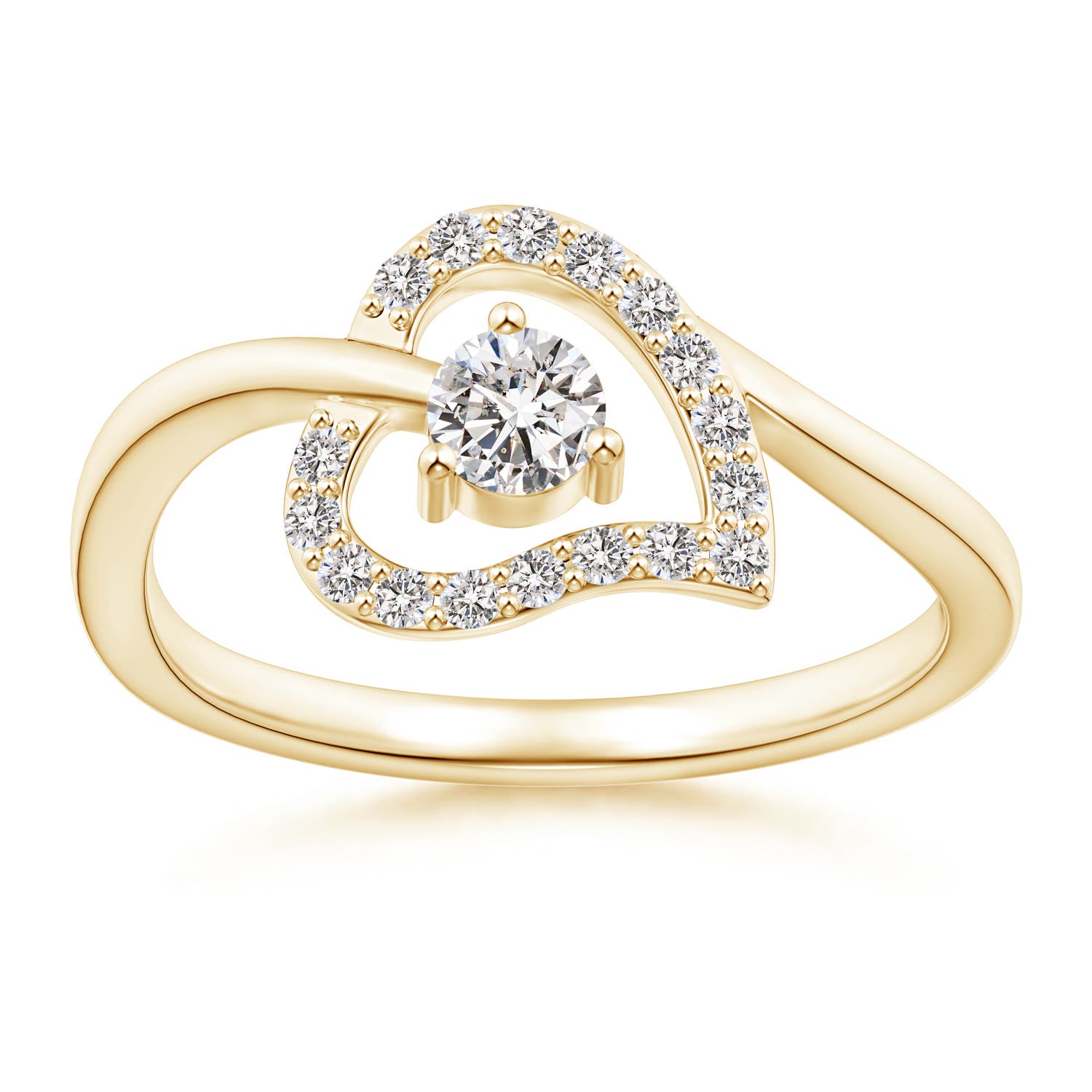 I-J, I1-I2 / 0.31 CT / 14 KT Yellow Gold