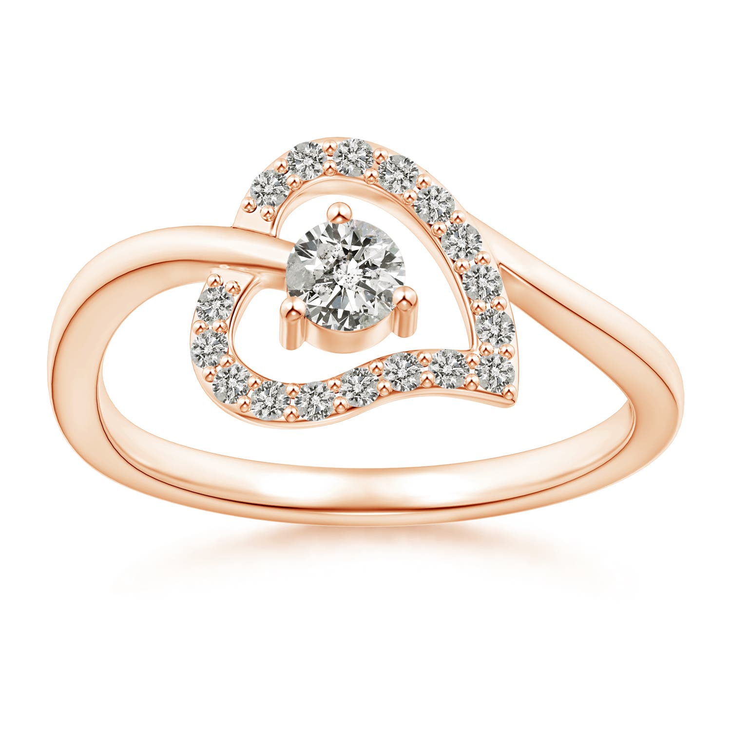 K, I3 / 0.31 CT / 14 KT Rose Gold