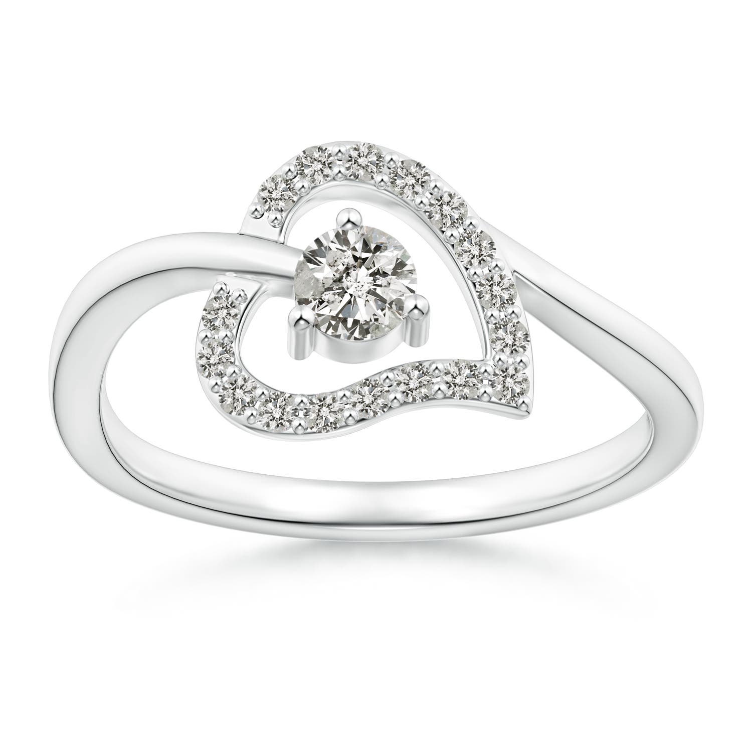 K, I3 / 0.31 CT / 14 KT White Gold