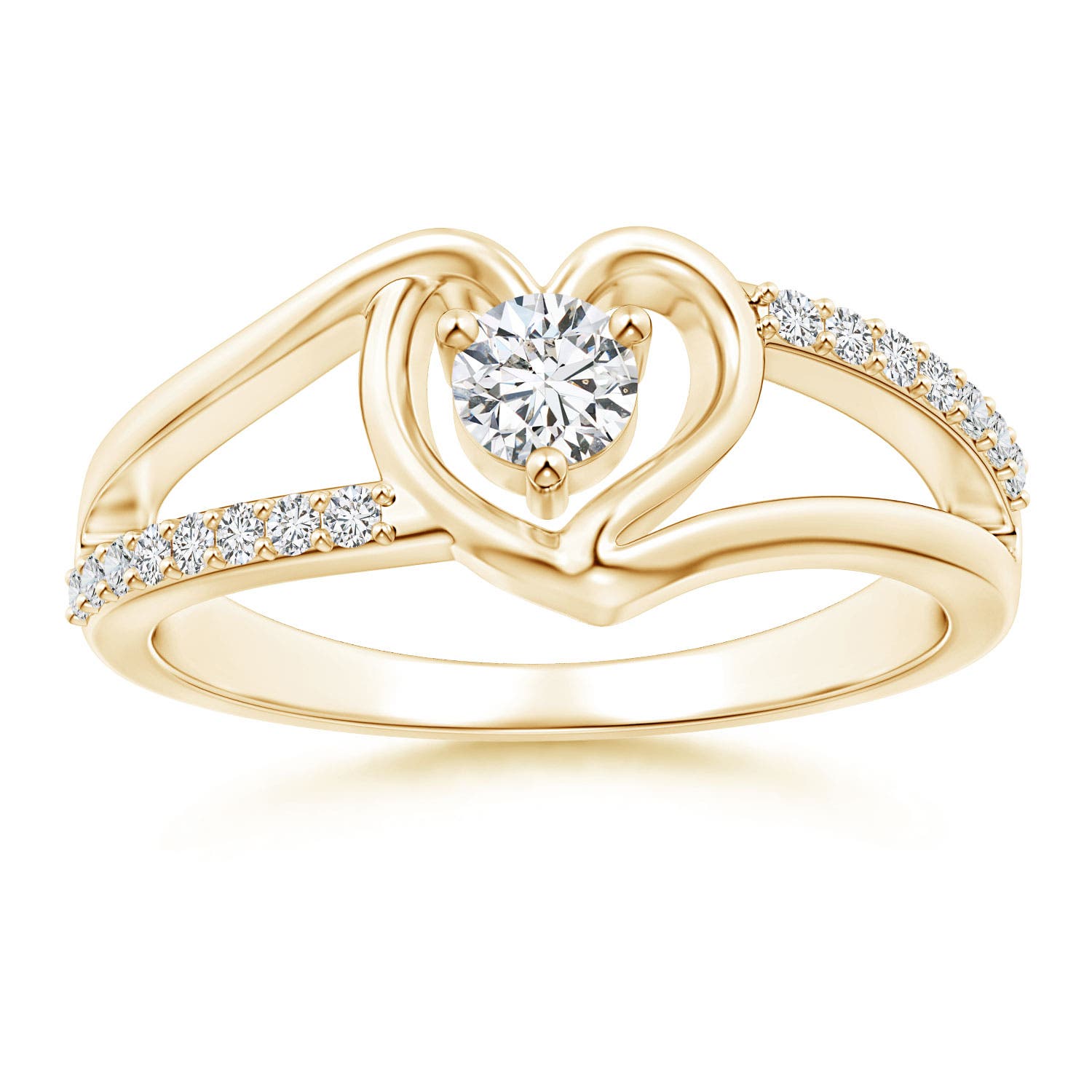 H, SI2 / 0.35 CT / 14 KT Yellow Gold