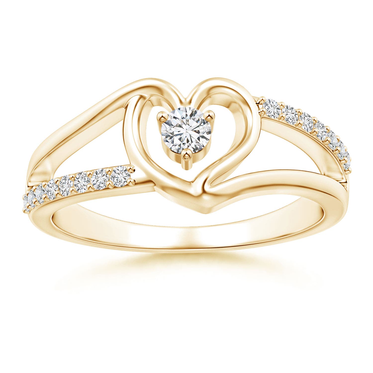H, SI2 / 0.26 CT / 14 KT Yellow Gold