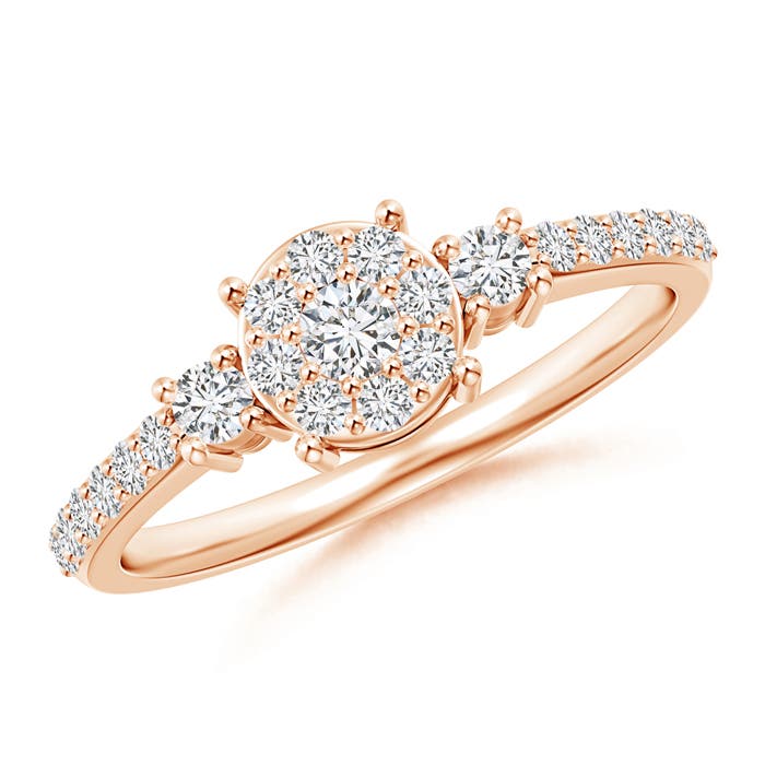 H, SI2 / 0.45 CT / 14 KT Rose Gold