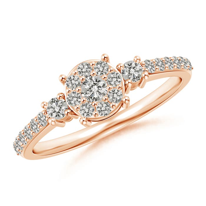 K, I3 / 0.45 CT / 14 KT Rose Gold