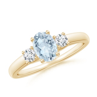 Oval A Aquamarine