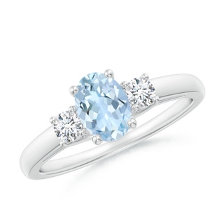 Oval AA Aquamarine