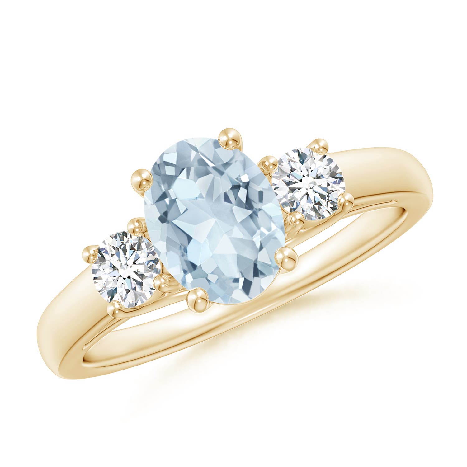 A - Aquamarine / 1.32 CT / 14 KT Yellow Gold