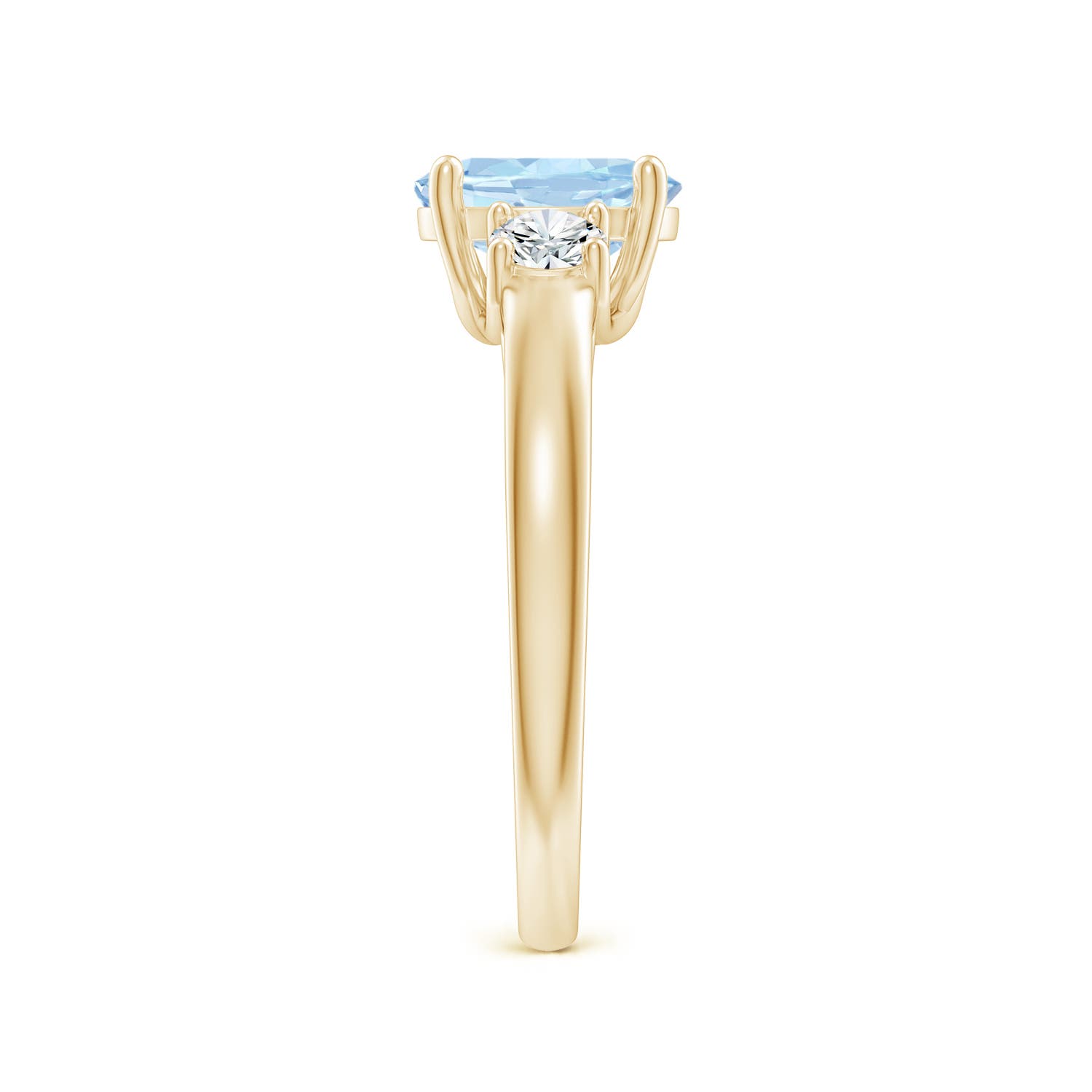 AA - Aquamarine / 1.32 CT / 14 KT Yellow Gold