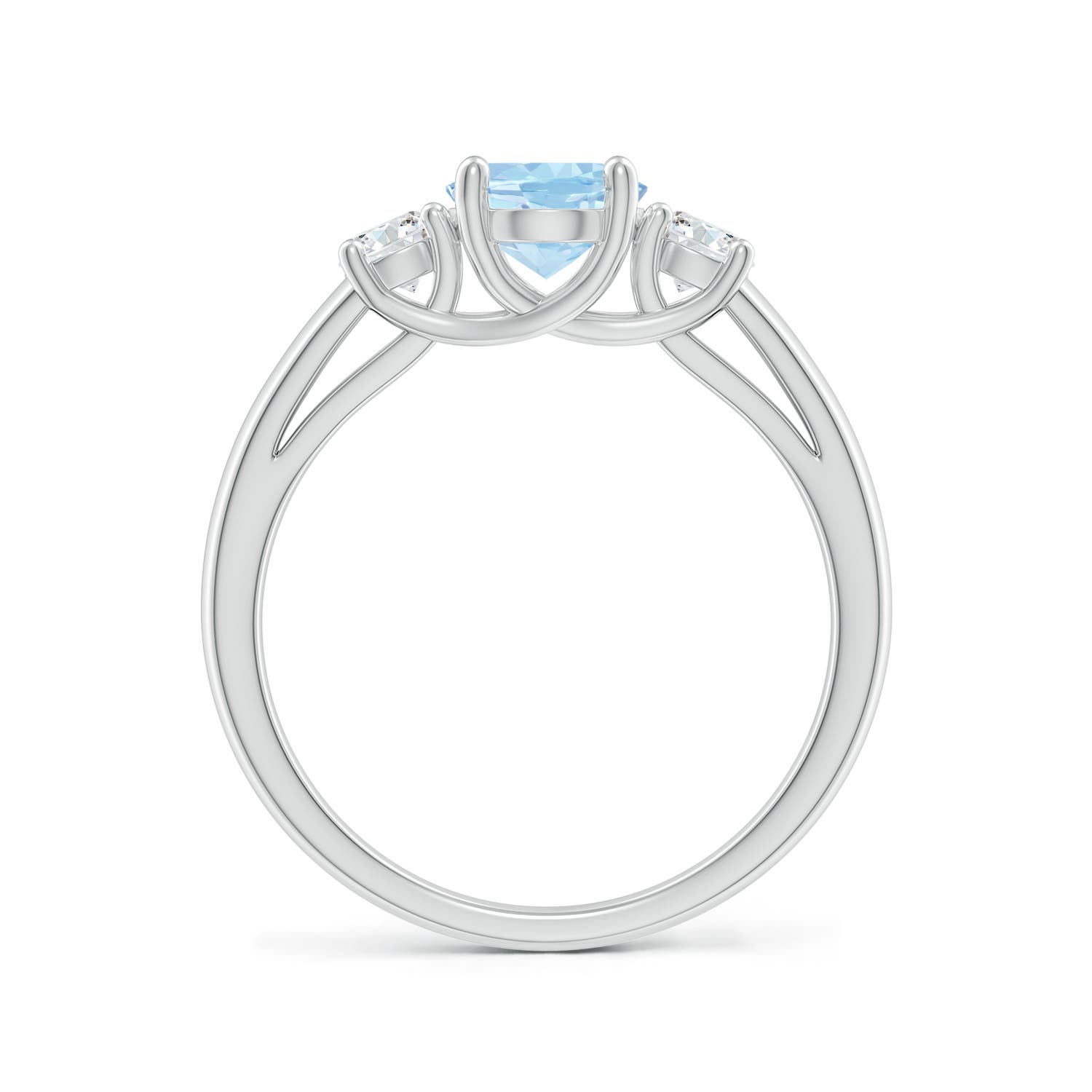 AAA - Aquamarine / 1.32 CT / 14 KT White Gold