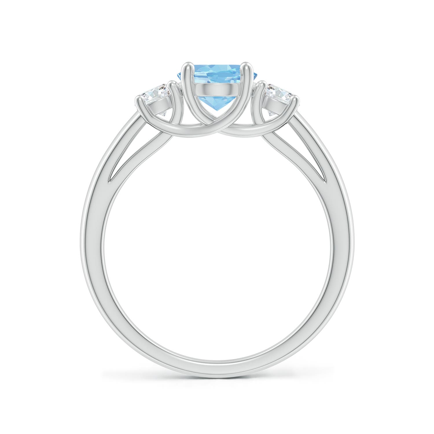 AAAA - Aquamarine / 1.32 CT / 14 KT White Gold