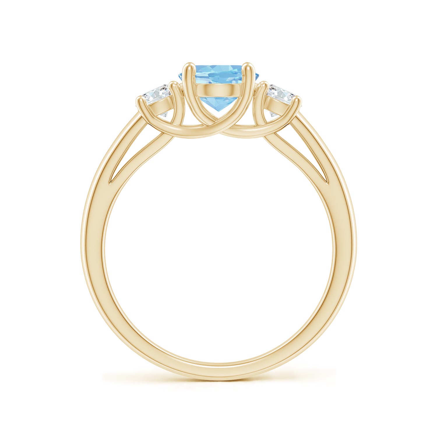 AAAA - Aquamarine / 1.32 CT / 14 KT Yellow Gold