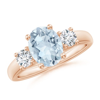 Oval A Aquamarine
