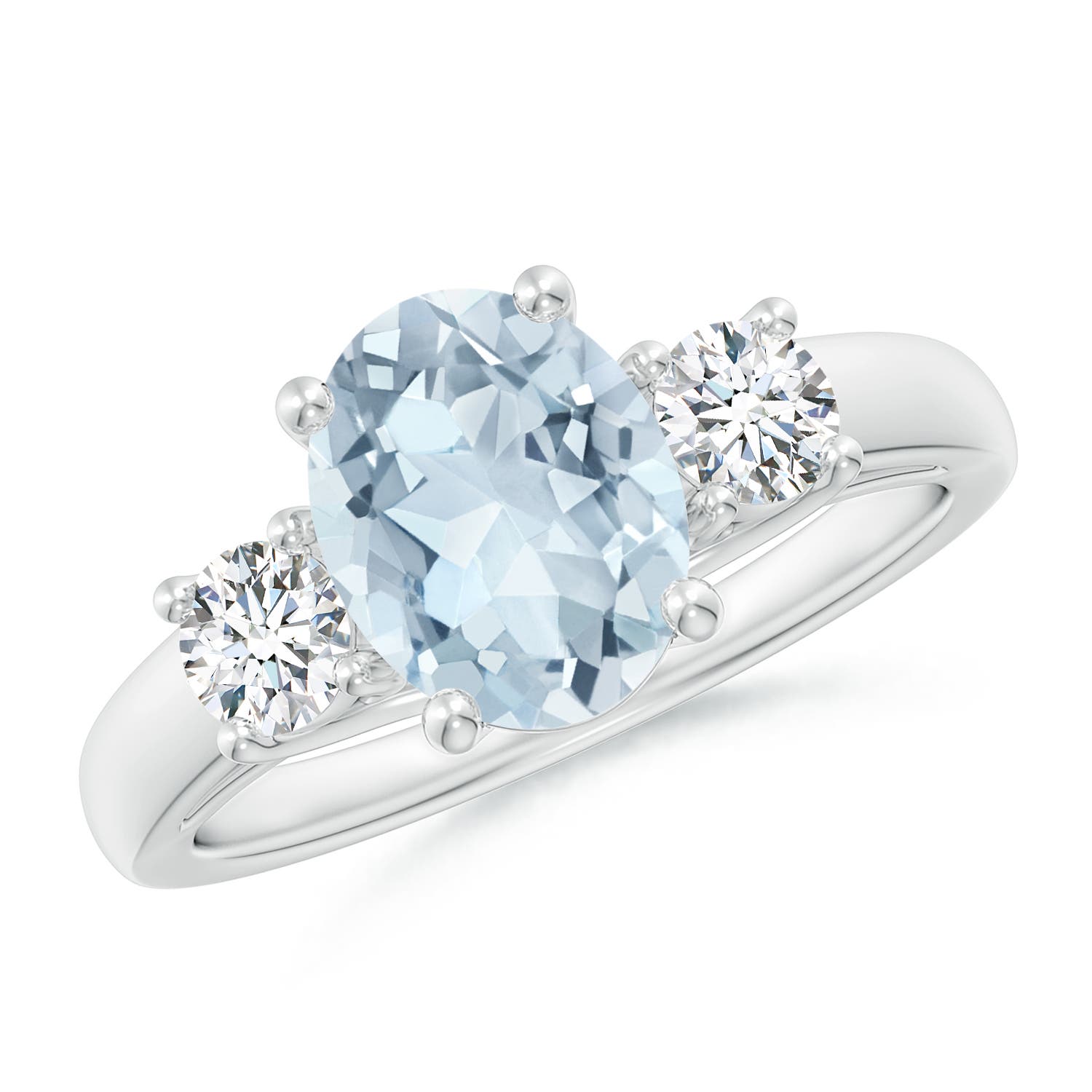 A - Aquamarine / 1.9 CT / 14 KT White Gold