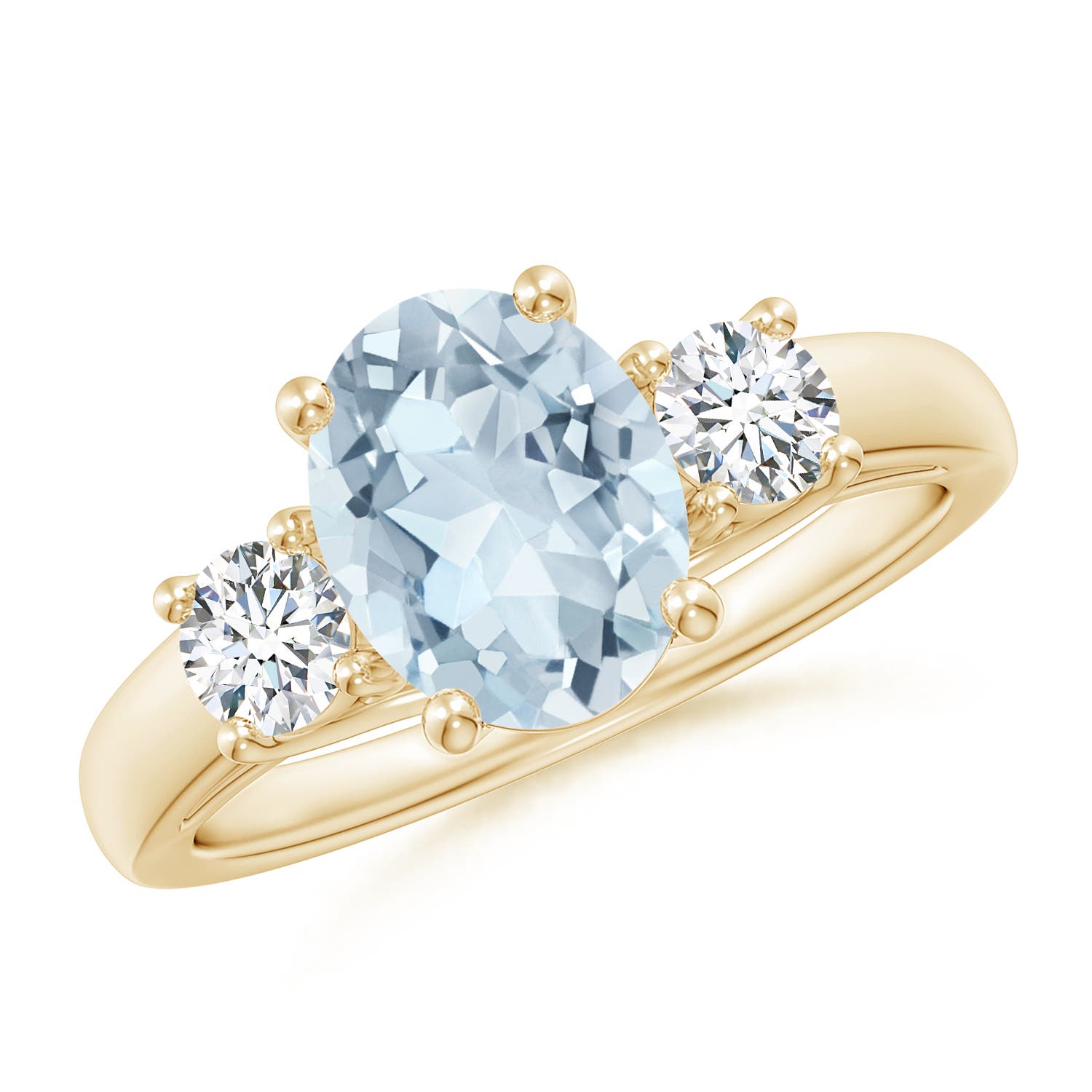 A - Aquamarine / 1.9 CT / 14 KT Yellow Gold