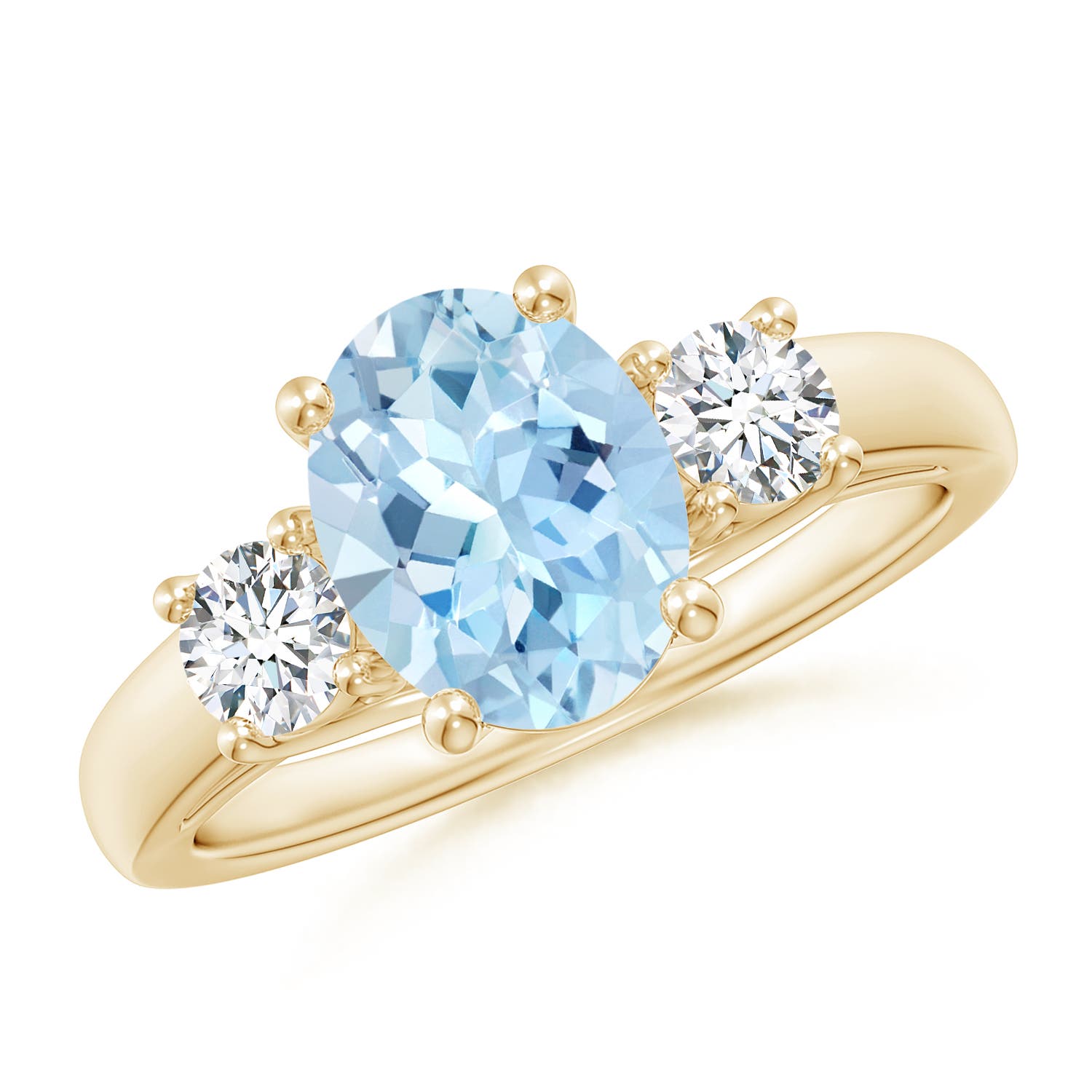 AAA - Aquamarine / 1.9 CT / 14 KT Yellow Gold