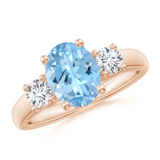 Oval AAAA Aquamarine