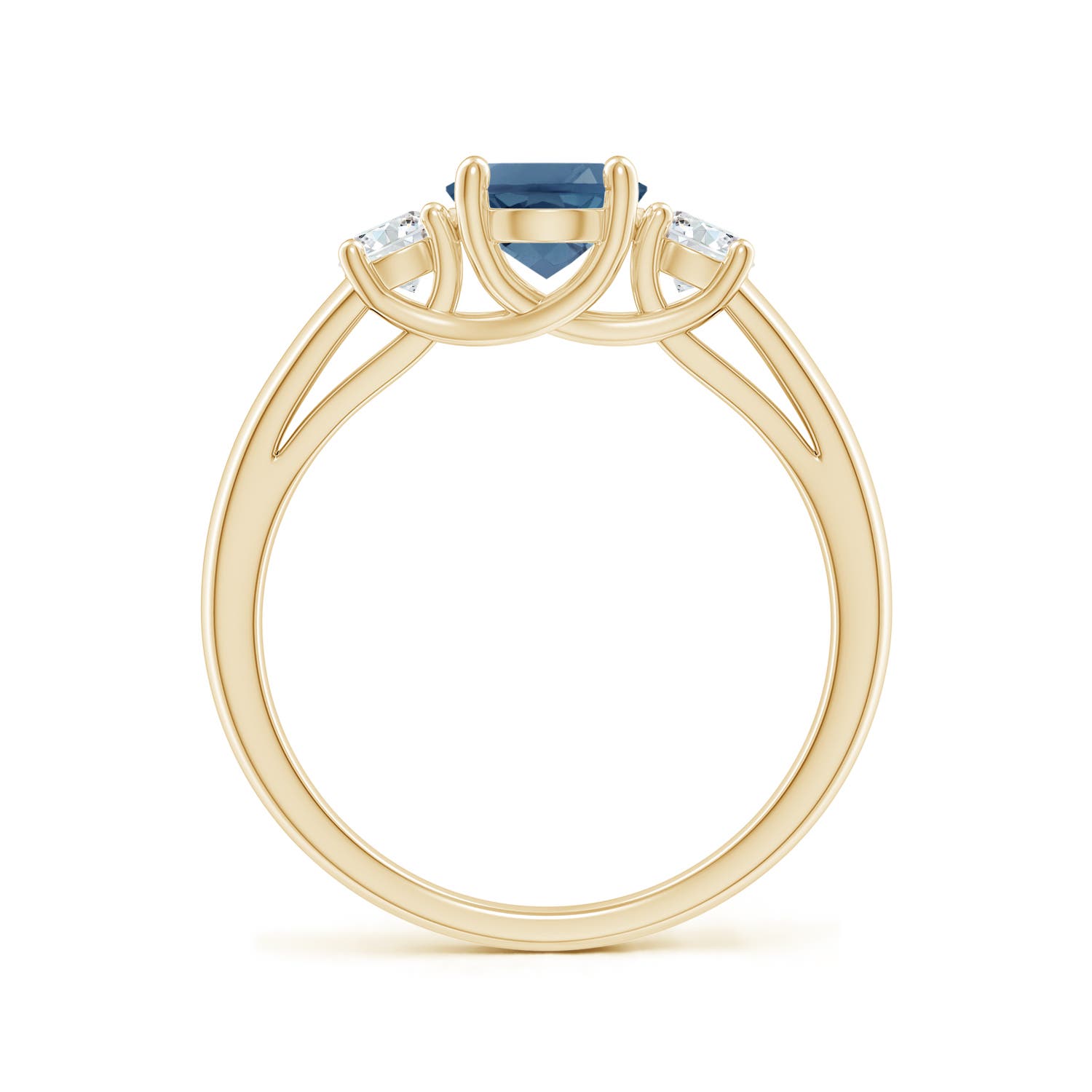 A - London Blue Topaz / 1.82 CT / 14 KT Yellow Gold