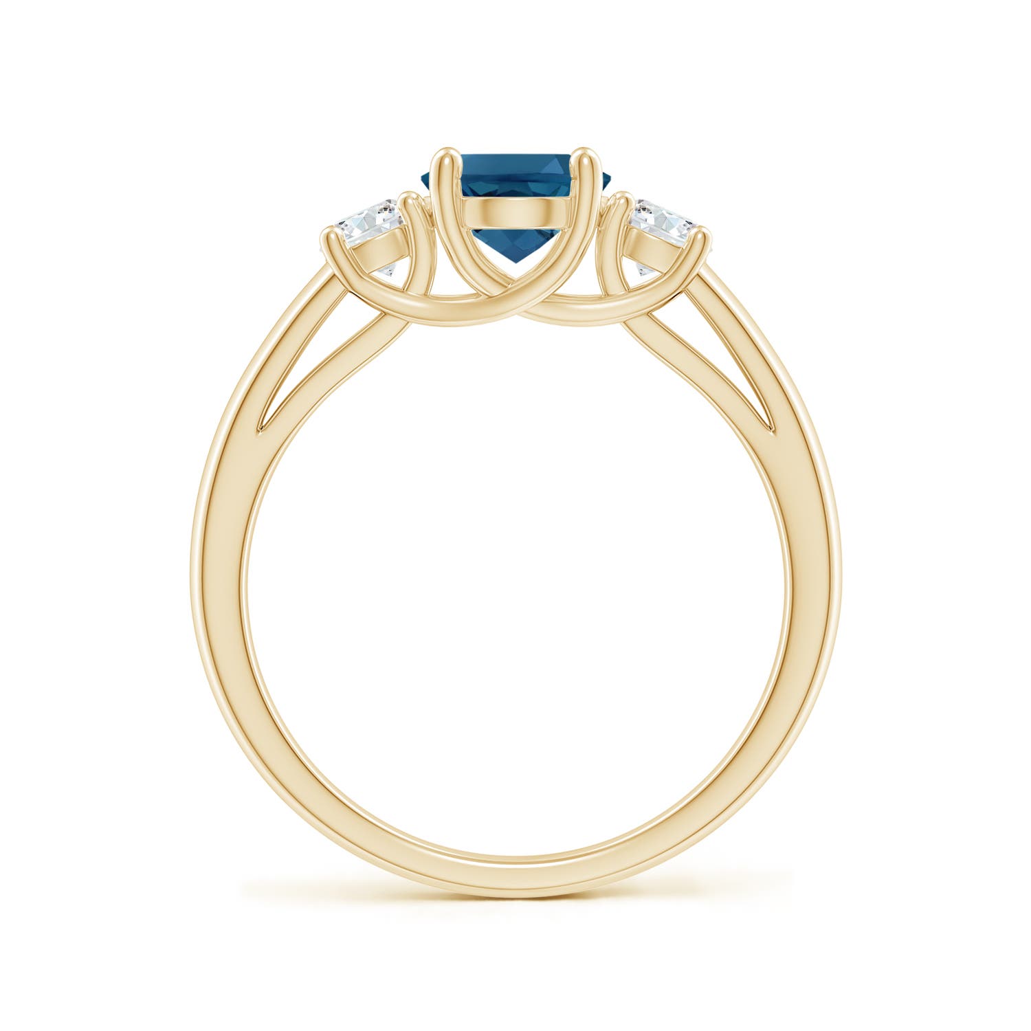 AAA - London Blue Topaz / 1.82 CT / 14 KT Yellow Gold