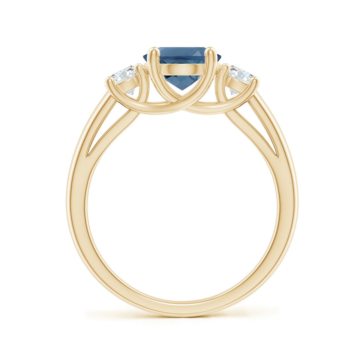 A - London Blue Topaz / 2.65 CT / 14 KT Yellow Gold