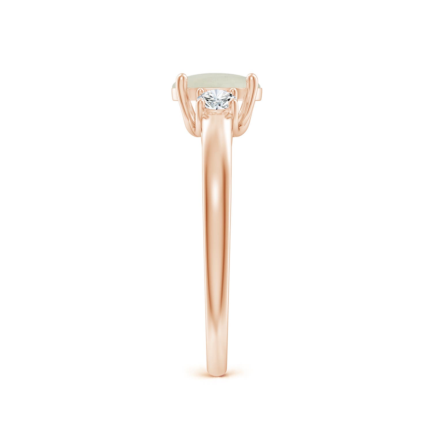 AA - Moonstone / 0.89 CT / 14 KT Rose Gold