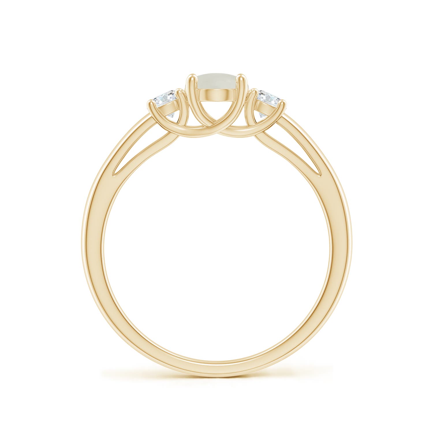 AAA - Moonstone / 0.89 CT / 14 KT Yellow Gold