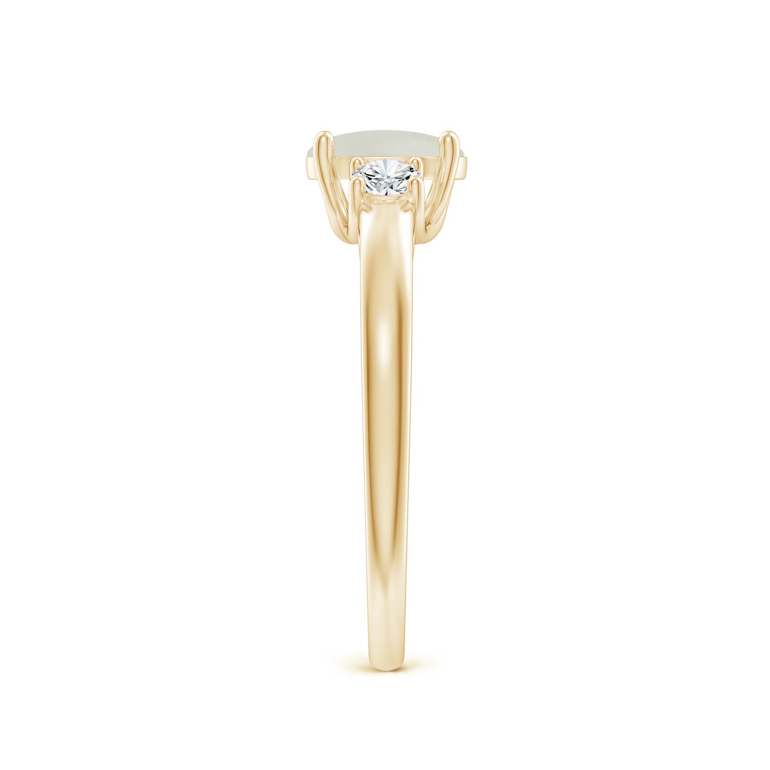 AAA - Moonstone / 0.89 CT / 14 KT Yellow Gold