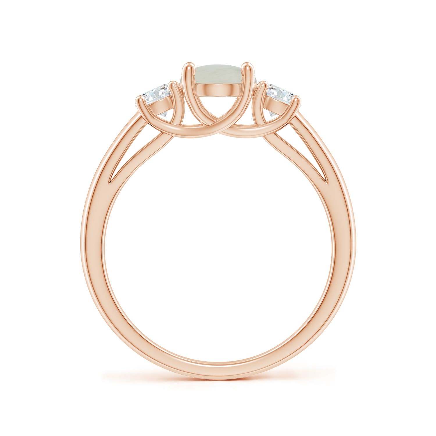 A - Moonstone / 1.42 CT / 14 KT Rose Gold