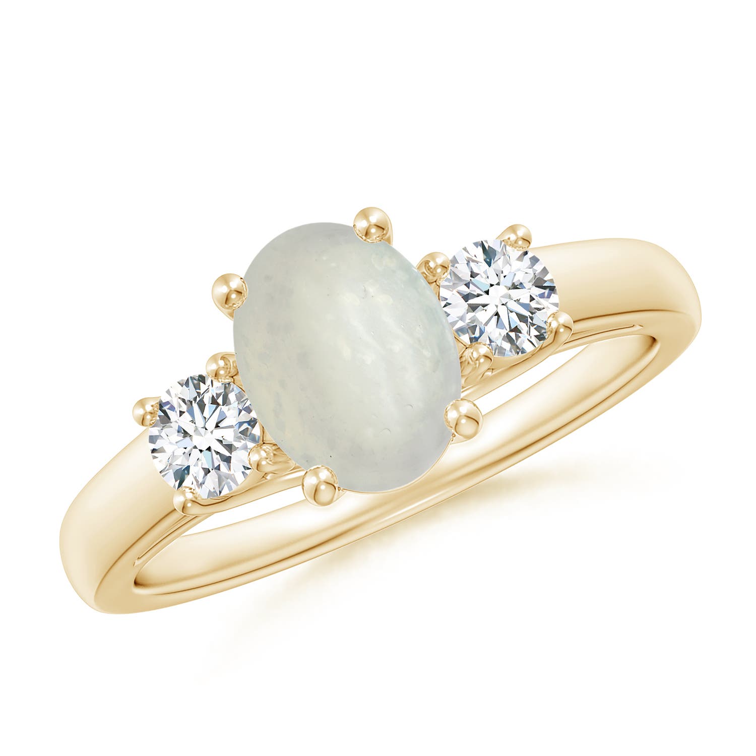 A - Moonstone / 1.42 CT / 14 KT Yellow Gold