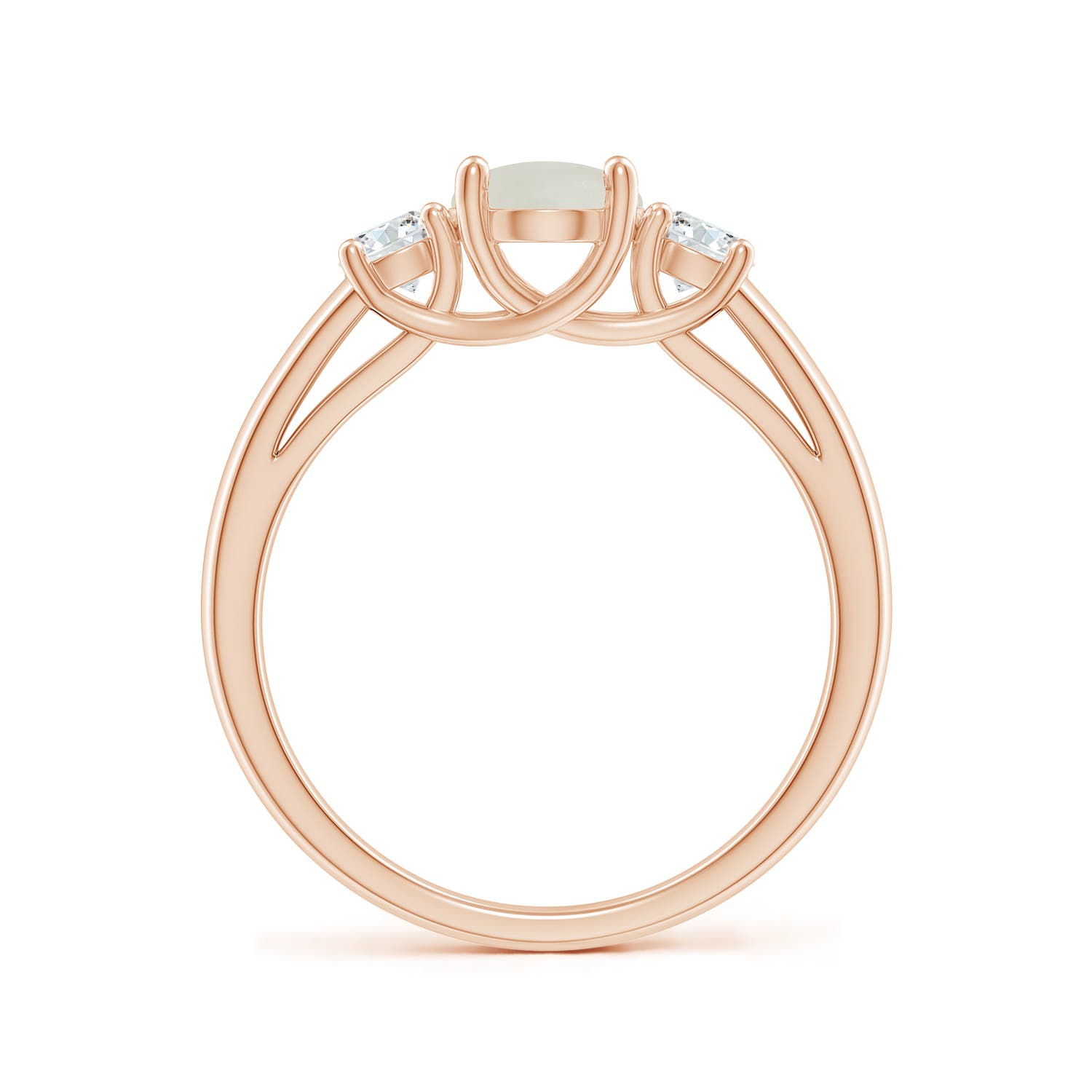 AAA - Moonstone / 1.42 CT / 14 KT Rose Gold