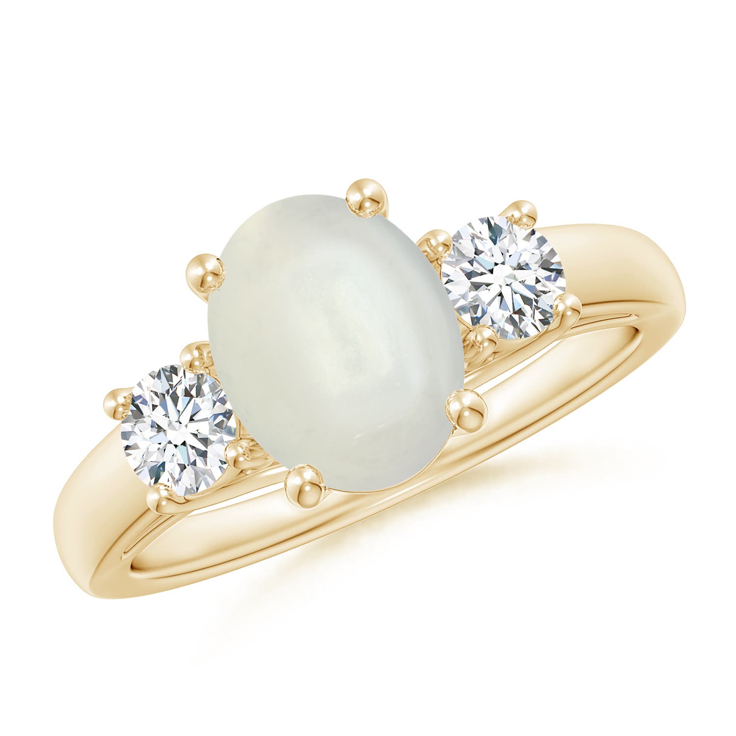 AAAA - Moonstone / 2.1 CT / 14 KT Yellow Gold