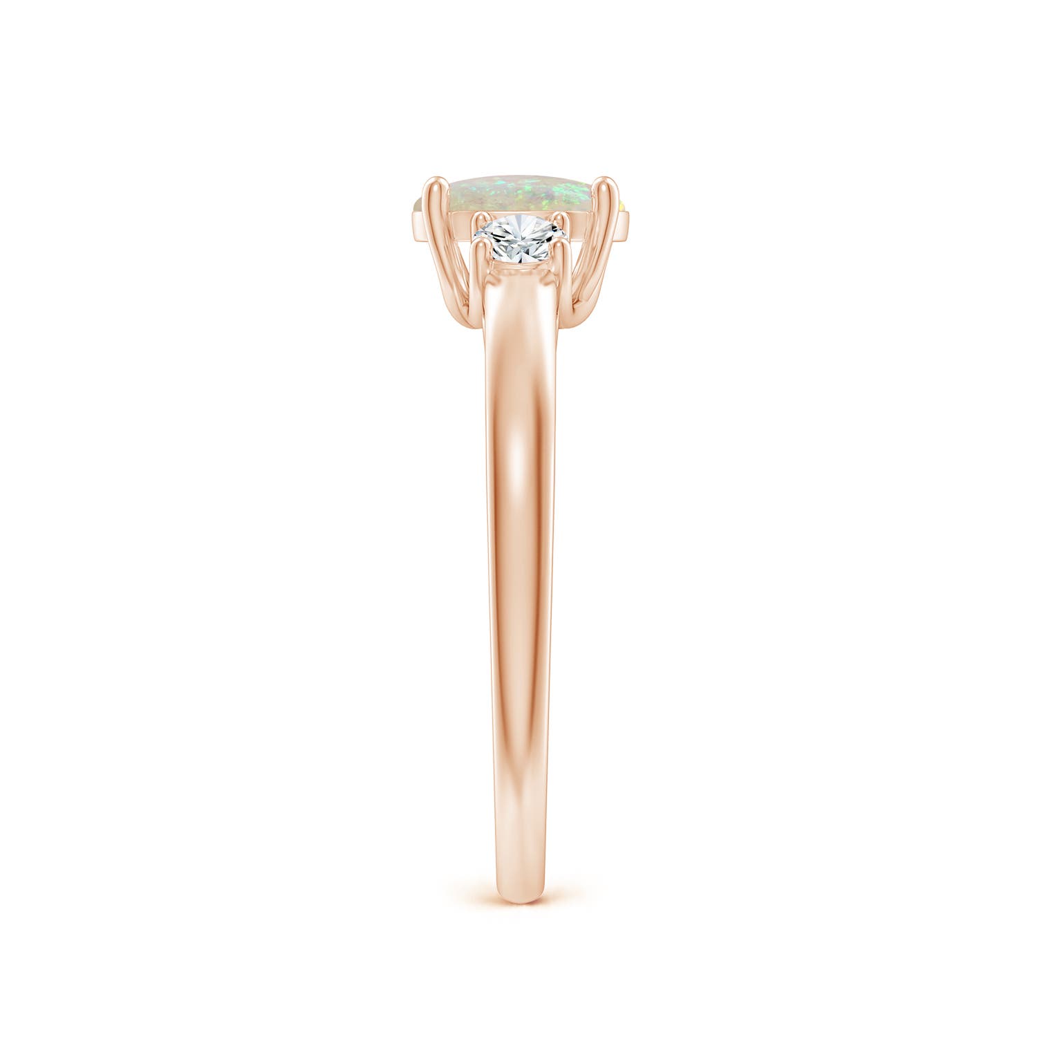 AAA - Opal / 0.66 CT / 14 KT Rose Gold