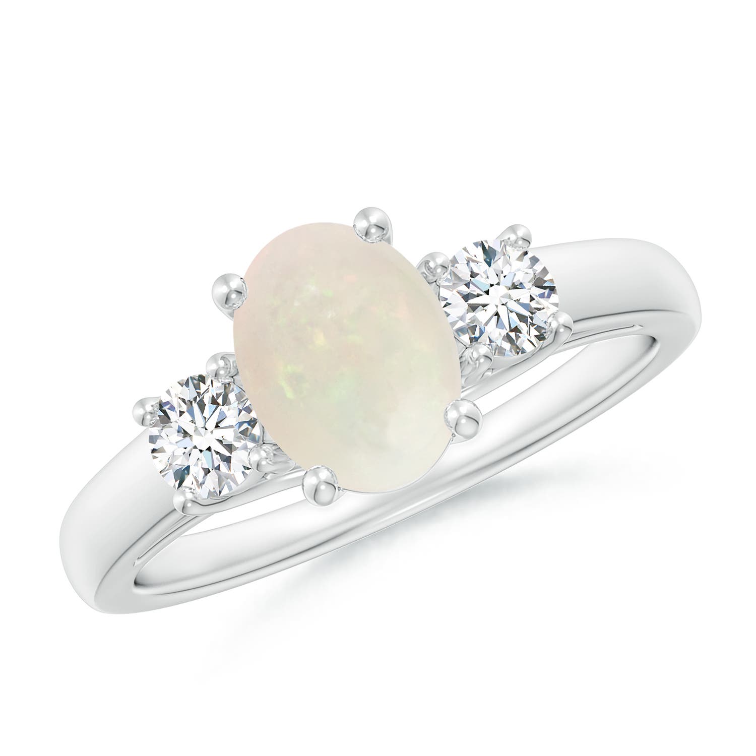 A - Opal / 1.12 CT / 14 KT White Gold