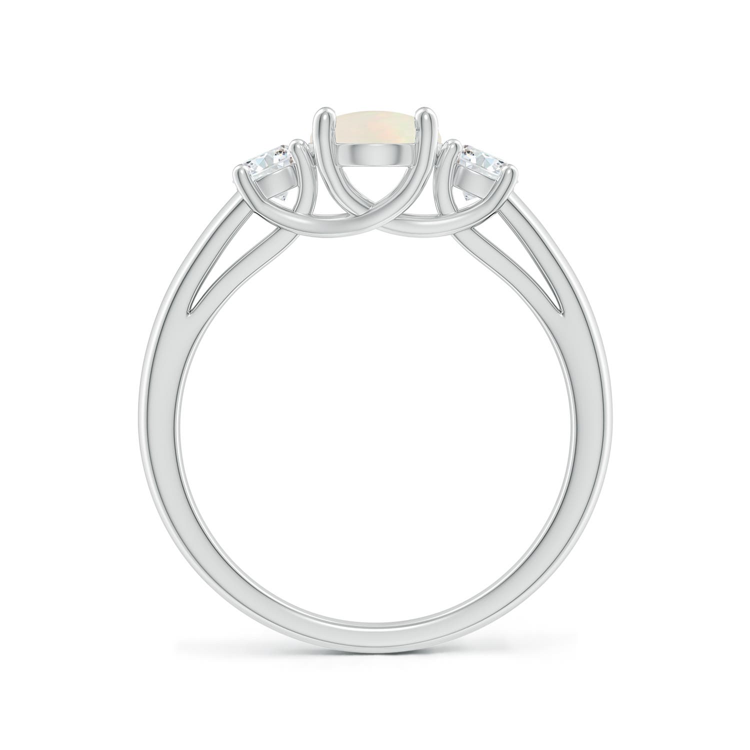 A - Opal / 1.12 CT / 14 KT White Gold