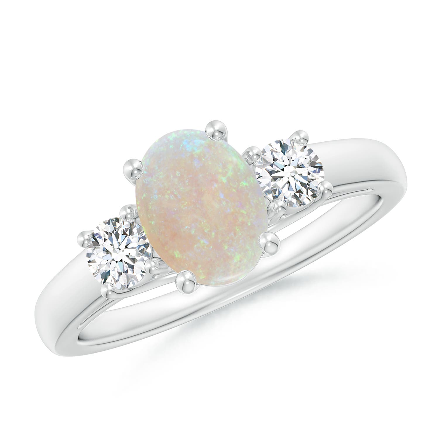 AA - Opal / 1.12 CT / 14 KT White Gold