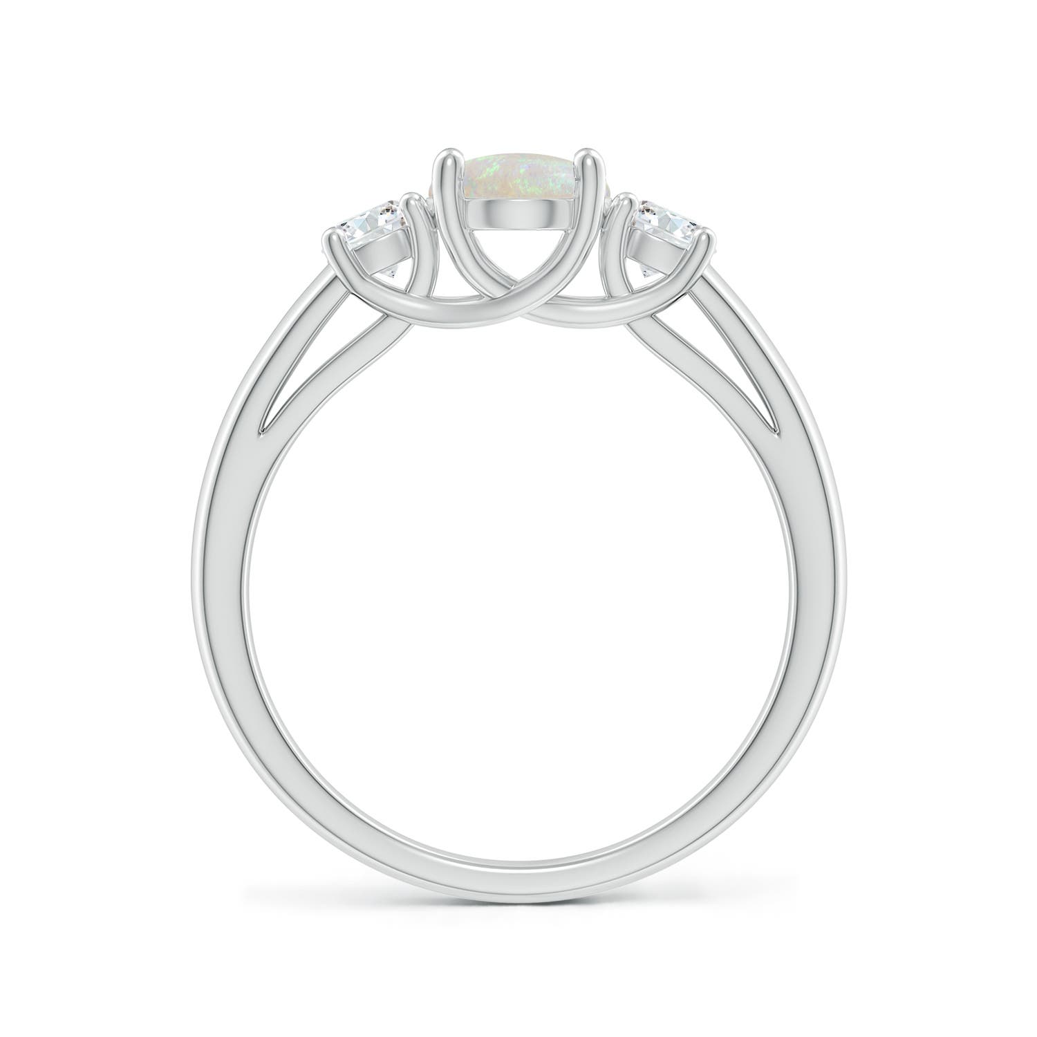 AA - Opal / 1.12 CT / 14 KT White Gold