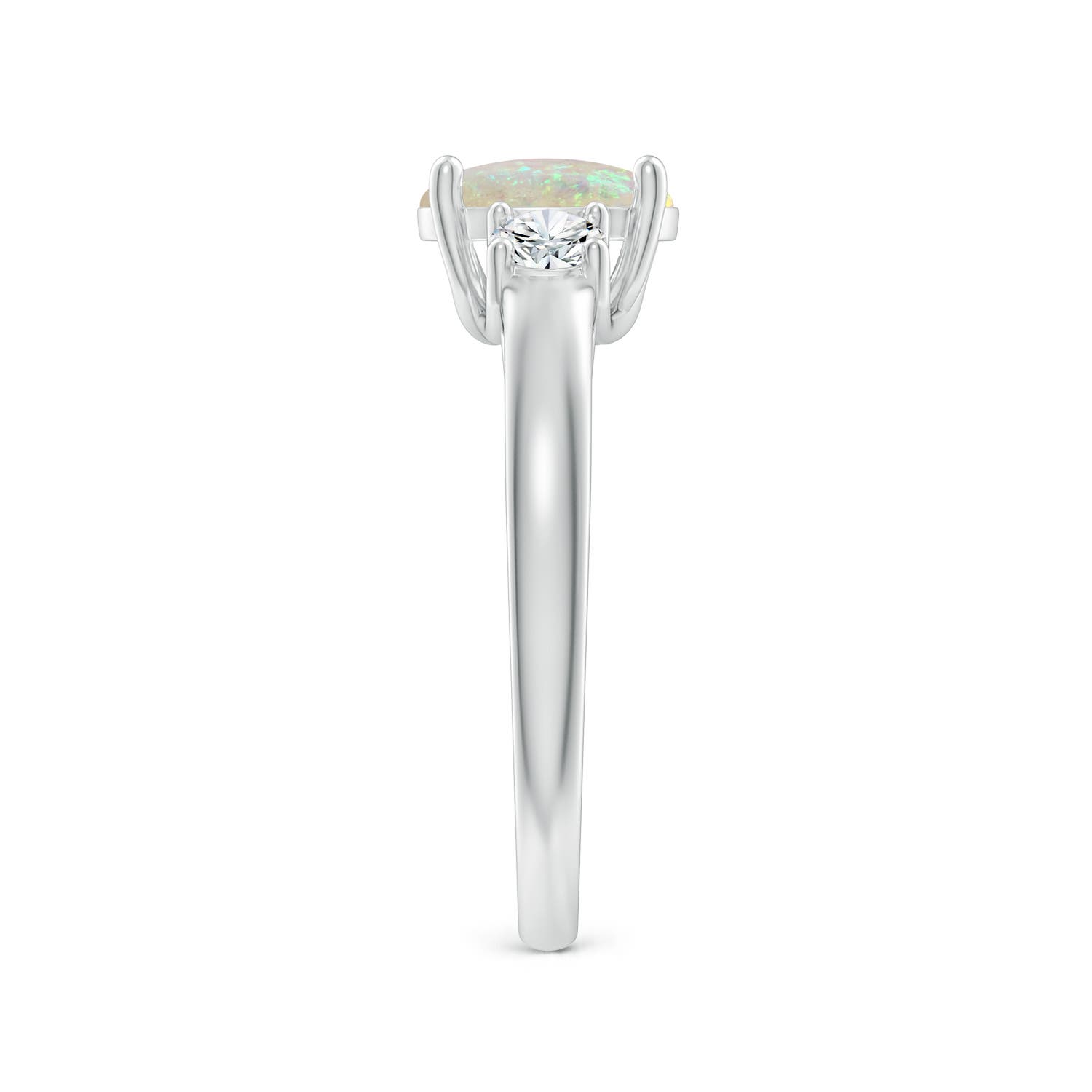 AAA - Opal / 1.12 CT / 14 KT White Gold