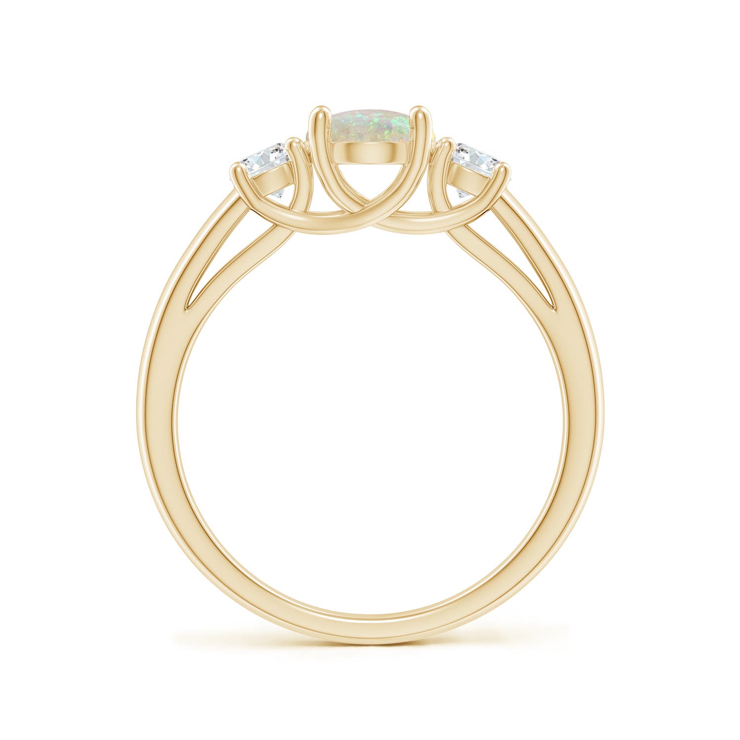 AAA - Opal / 1.12 CT / 14 KT Yellow Gold