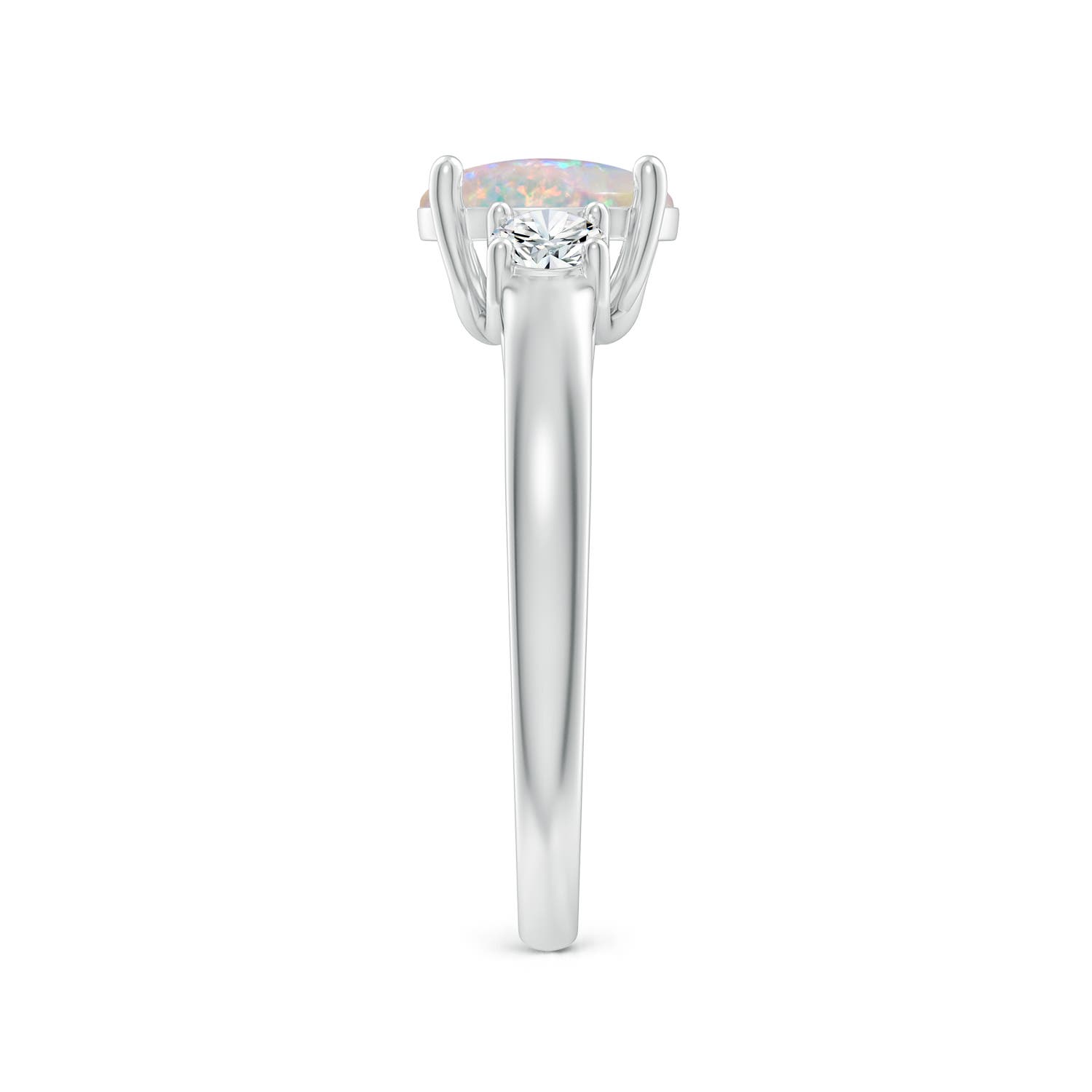 AAAA - Opal / 1.12 CT / 14 KT White Gold