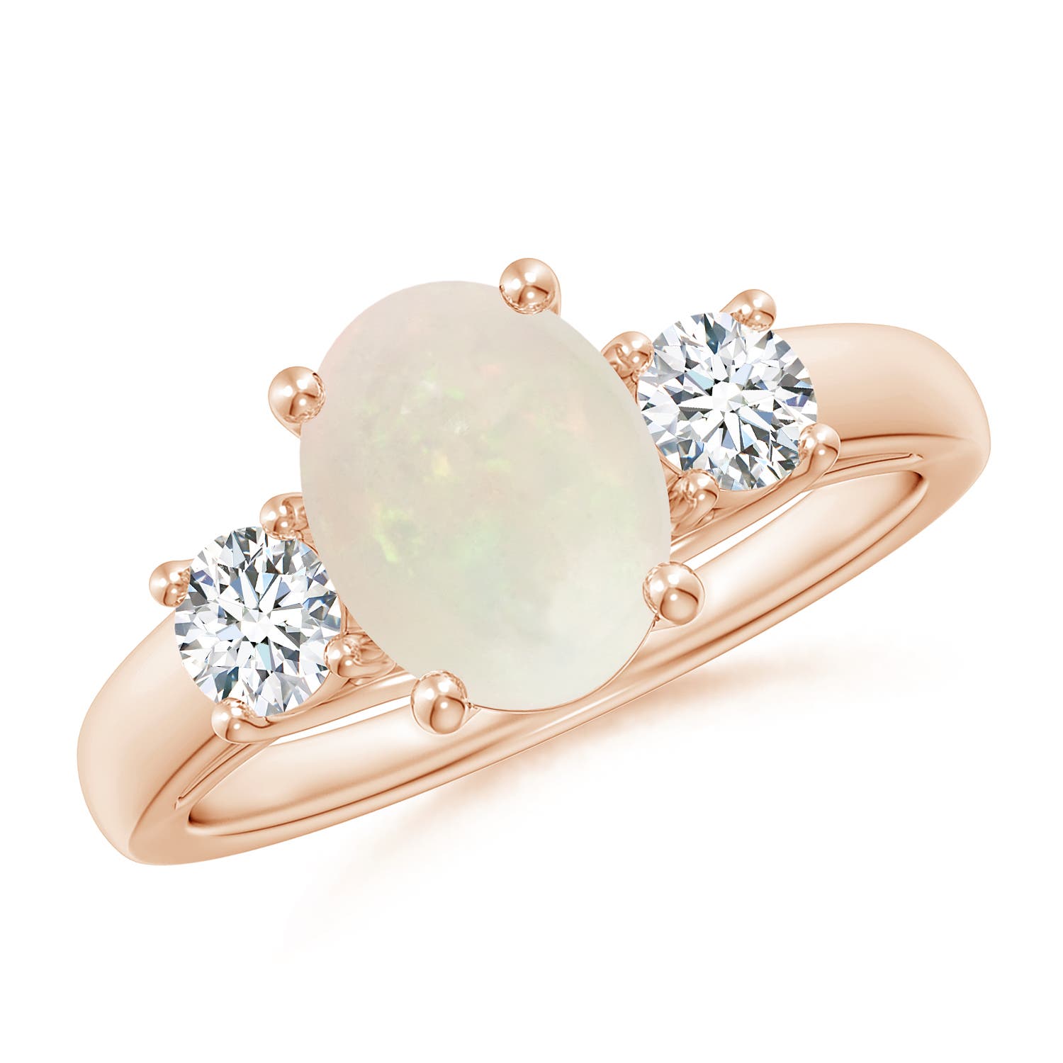 A - Opal / 1.5 CT / 14 KT Rose Gold