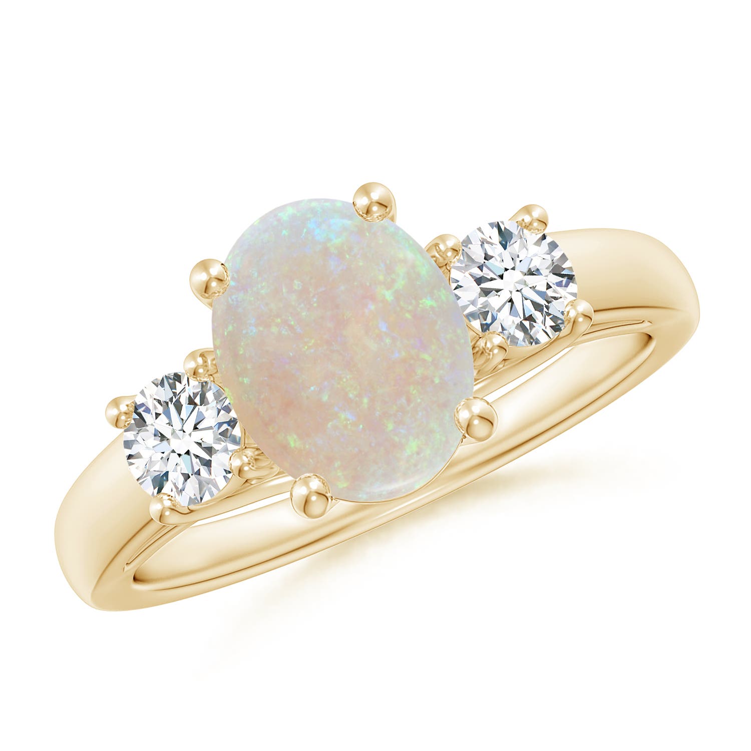 AA - Opal / 1.5 CT / 14 KT Yellow Gold