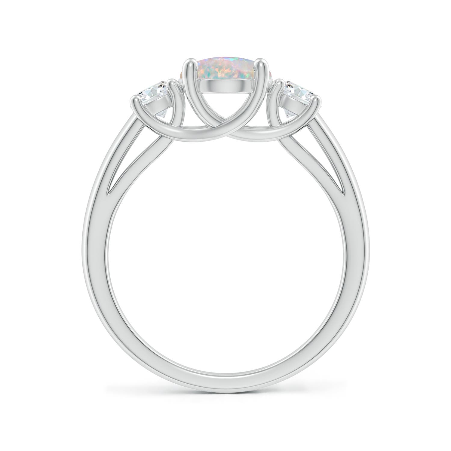 AAAA - Opal / 1.5 CT / 14 KT White Gold