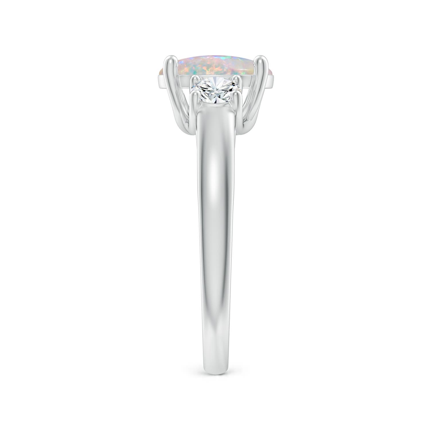 AAAA - Opal / 1.5 CT / 14 KT White Gold