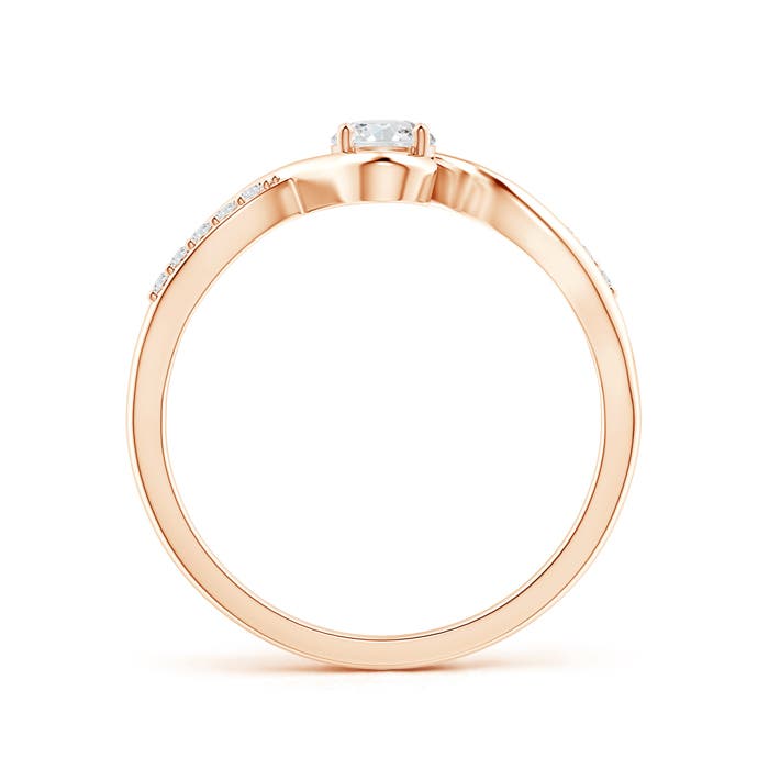 G, VS2 / 0.33 CT / 14 KT Rose Gold